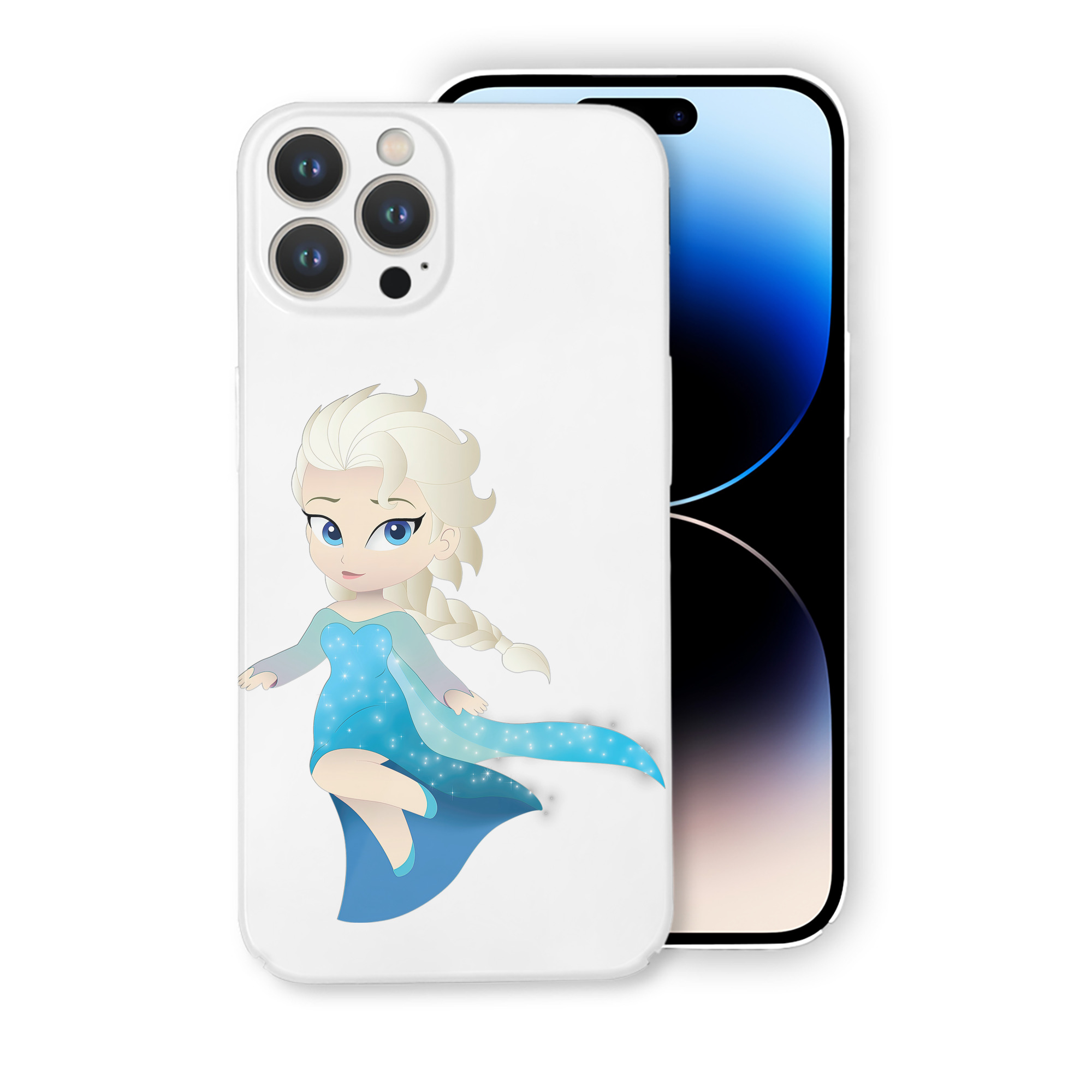 （画像用） アナと雪の女王 アンナ エルサ Frozen Anna Elsa 【iPhone 14シリーズ対応】ハードケース